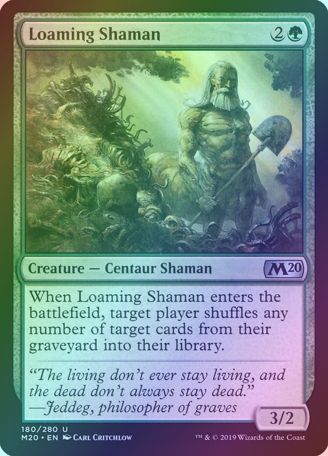 Loaming Shaman (M20) (180) / Foil