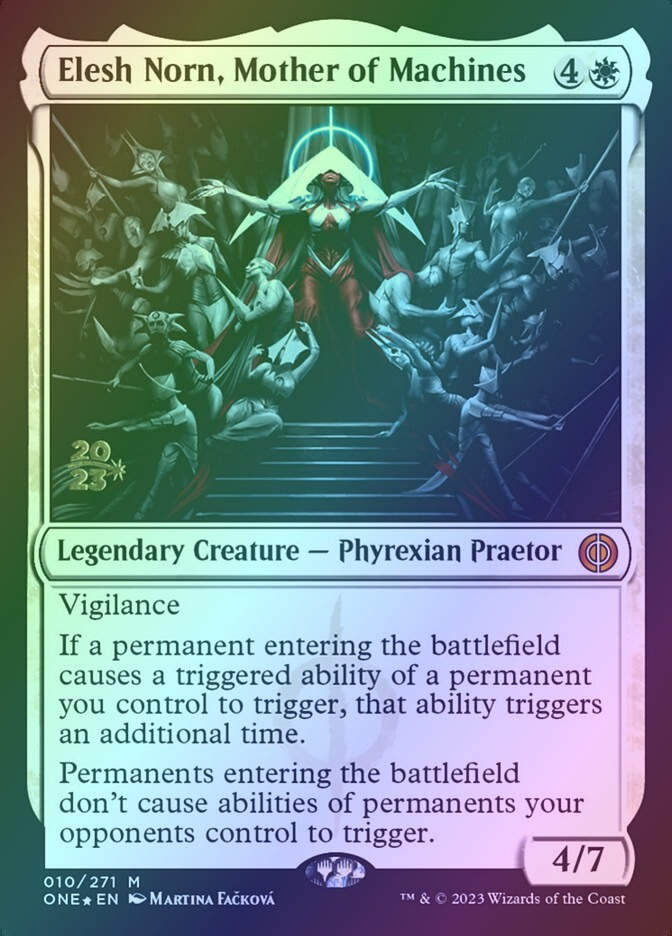 Elesh Norn, Mother of Machines (PONE) (10s) / Foil