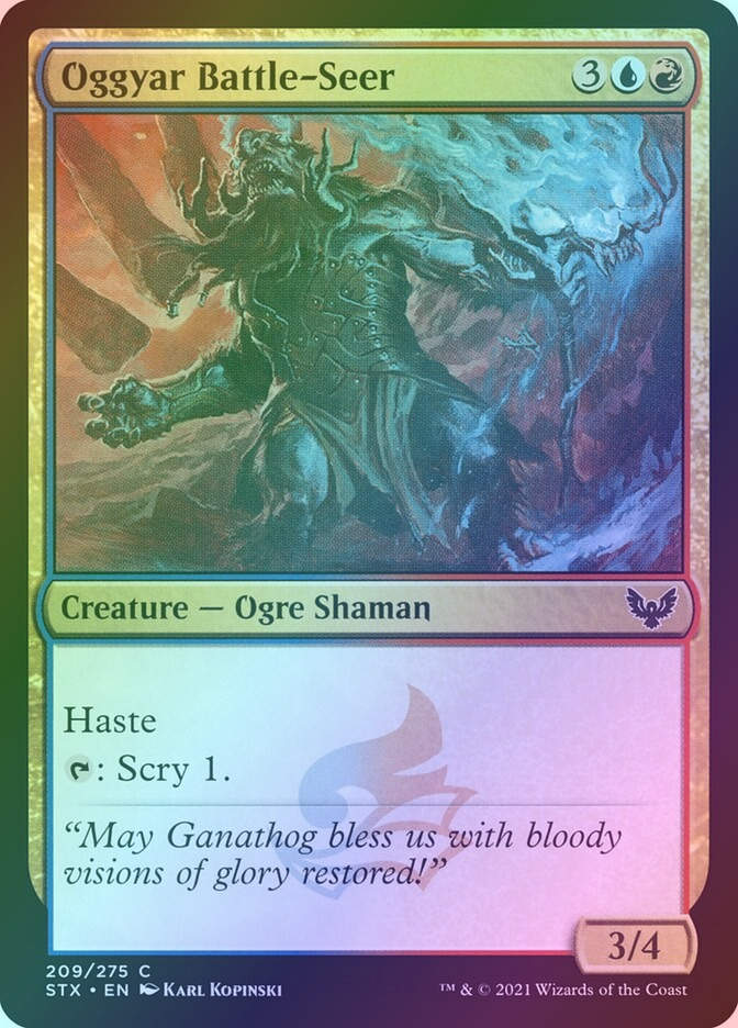 Oggyar Battle-Seer (STX) (209) / Foil