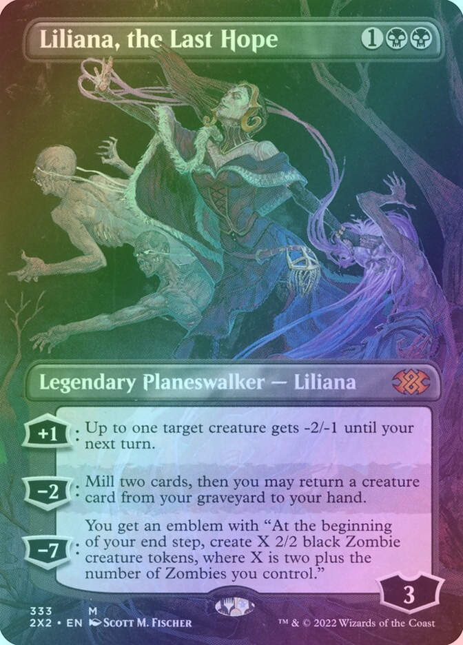 Liliana, the Last Hope (2X2) (333) / Borderless / Foil