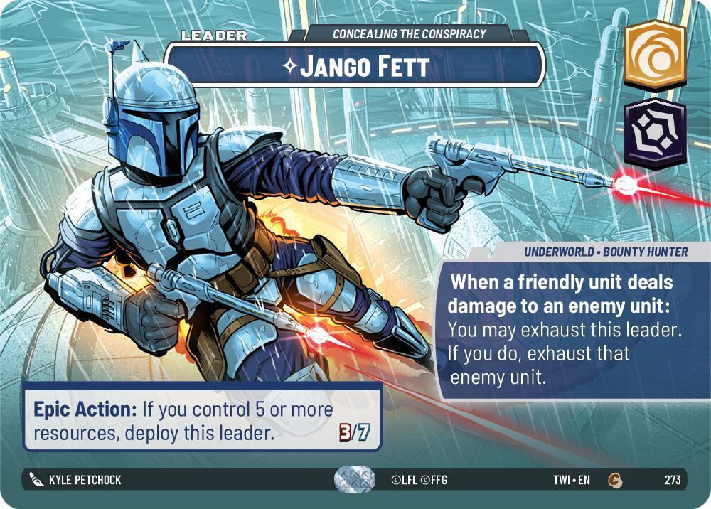 Jango Fett - Concealing the Conspiracy (Showcase) (TWI) (273) / Foil