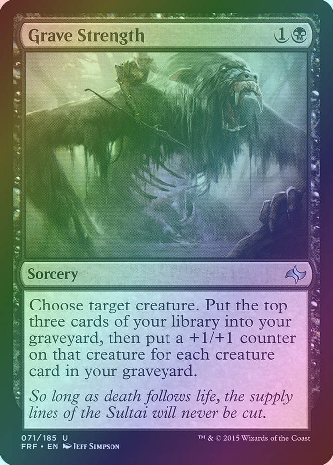Grave Strength (FRF) (71) / Foil