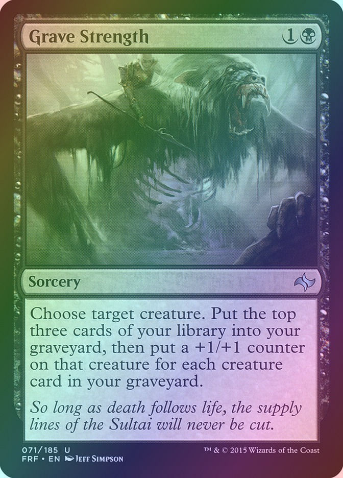 Grave Strength (FRF) (71) / Foil