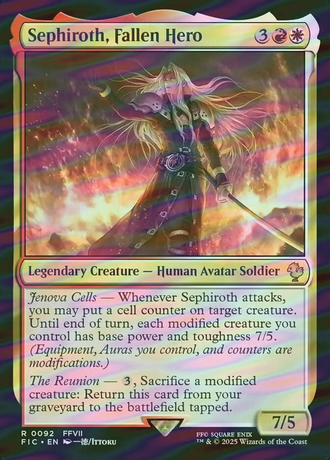 Sephiroth, Fallen Hero (FIC) (92) / Surge Foil