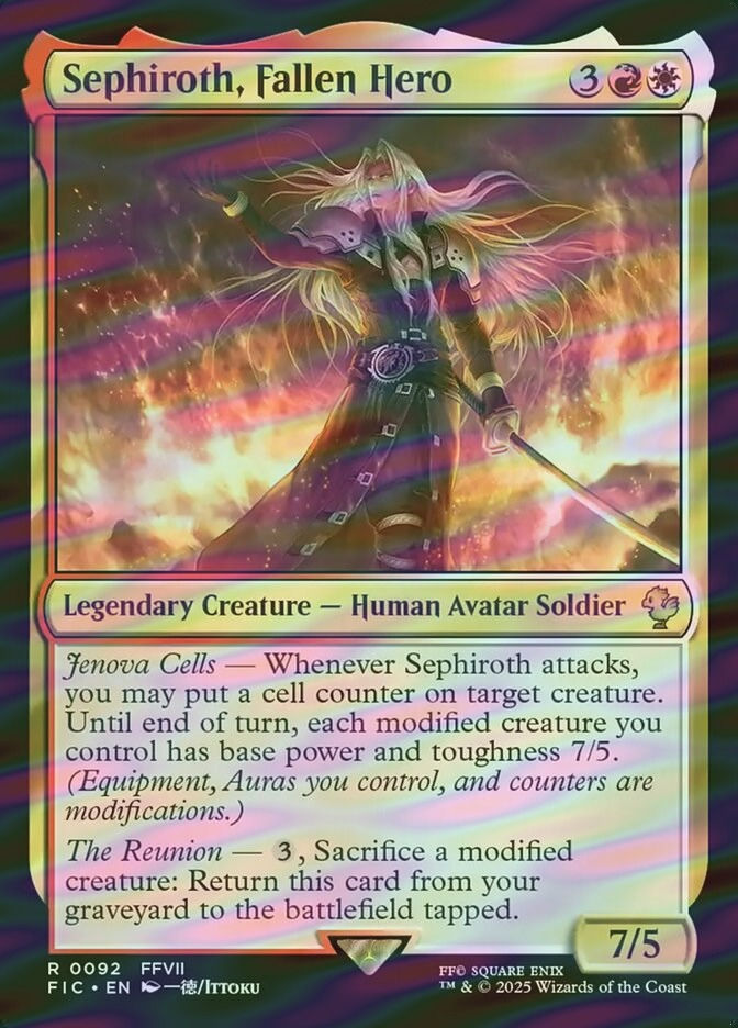 Sephiroth, Fallen Hero (FIC) (92) / Surge Foil