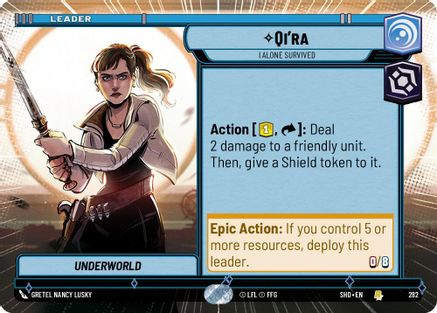 Qi'ra - I Alone Survived (Hyperspace) (SHD_#282)