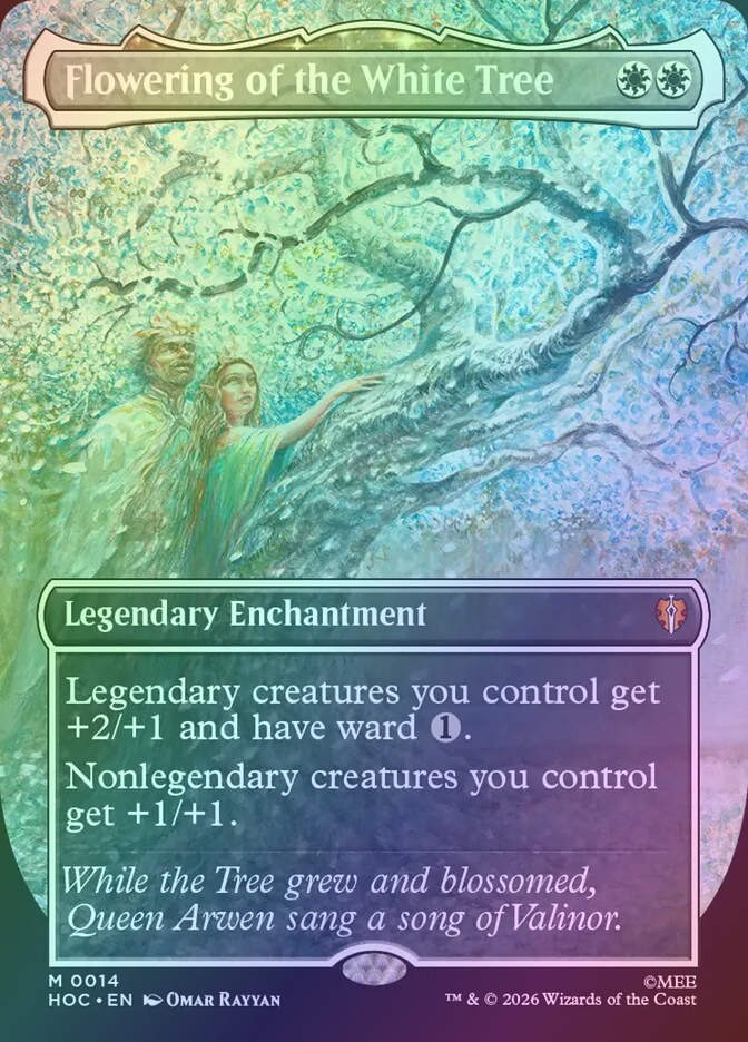 Flowering of the White Tree (HOC) (14) / Foil