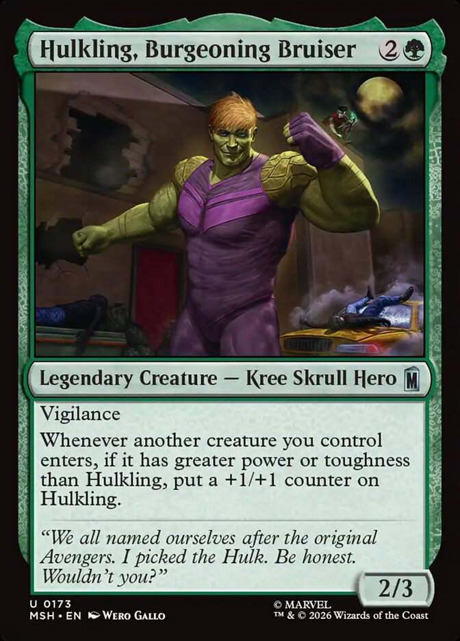 Hulkling, Burgeoning Bruiser (MSH) (173)