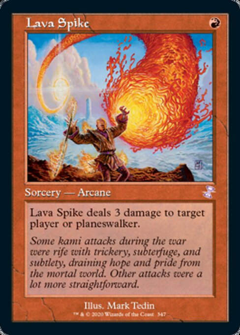 Lava Spike (TSR) (Timeshifted)