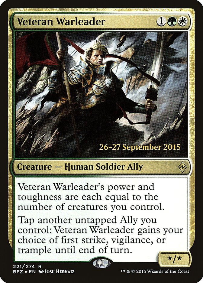 Veteran Warleader (PBFZ) (221s) / Foil