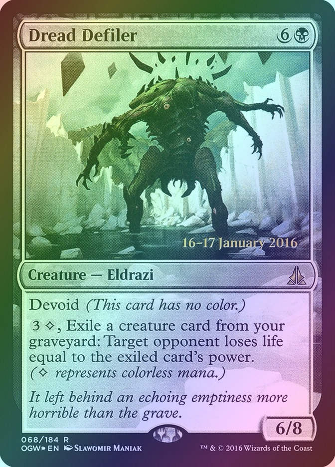 Dread Defiler (POGW) (68s) / Foil