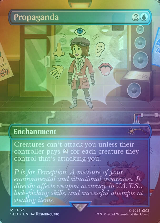 Propaganda (SLD) (1633★) / Borderless / Rainbow Foil