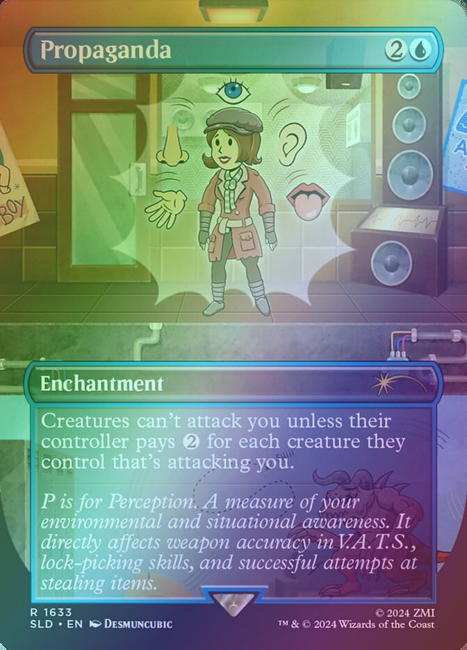 Propaganda (SLD) (1633★) / Borderless / Rainbow Foil