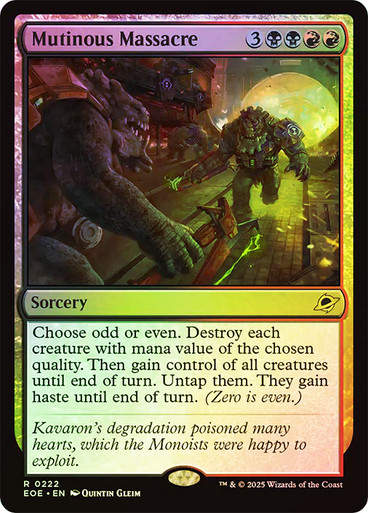 Mutinous Massacre (EOE) (222) / Foil