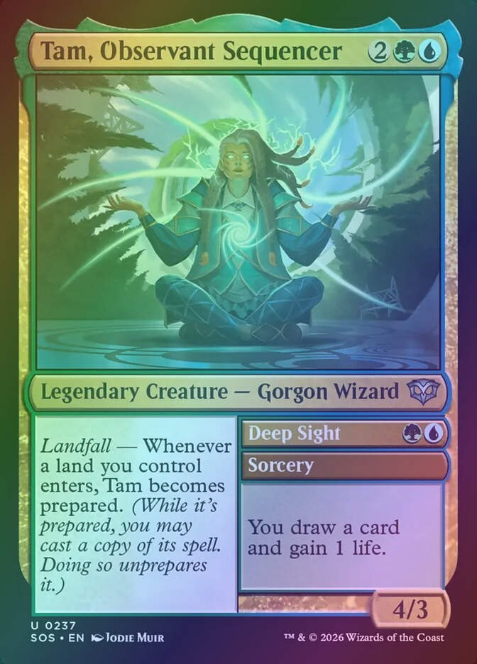 Tam, Observant Sequencer // Deep Sight (SOS) (237) / Foil