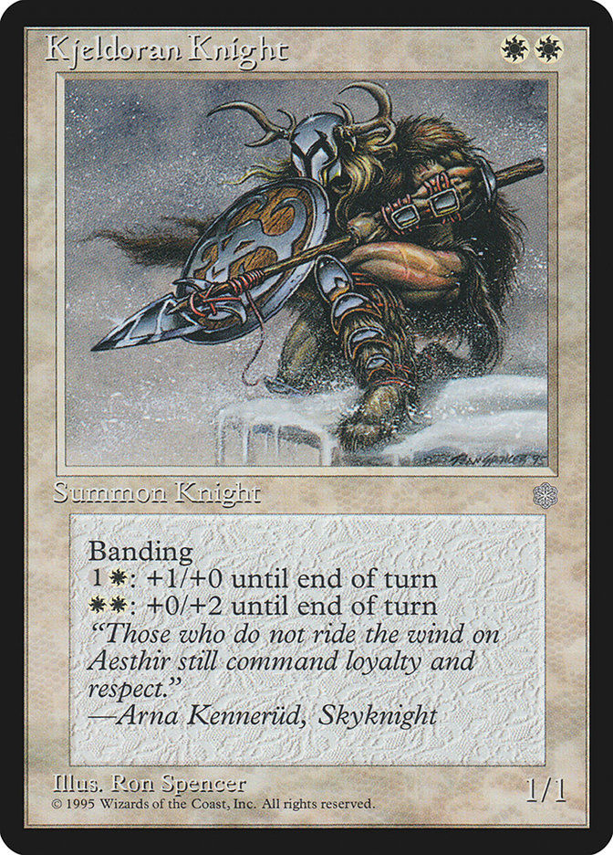 Kjeldoran Knight (ice)