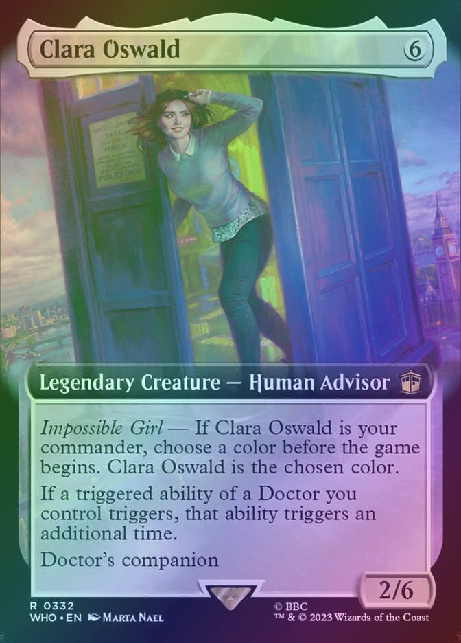 Clara Oswald (WHO) (332) / Extended Art / Foil