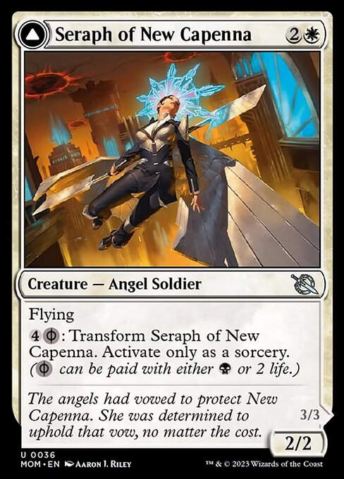 Seraph of New Capenna // Seraph of New Phyrexia (mom)