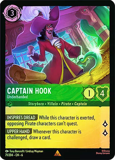 Captain Hook - Underhanded (LOR_AZU) / Foil