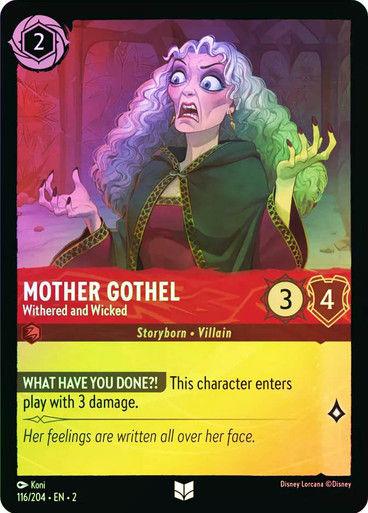 Mother Gothel - Withered and Wicked (LOR_ROF) / Foil
