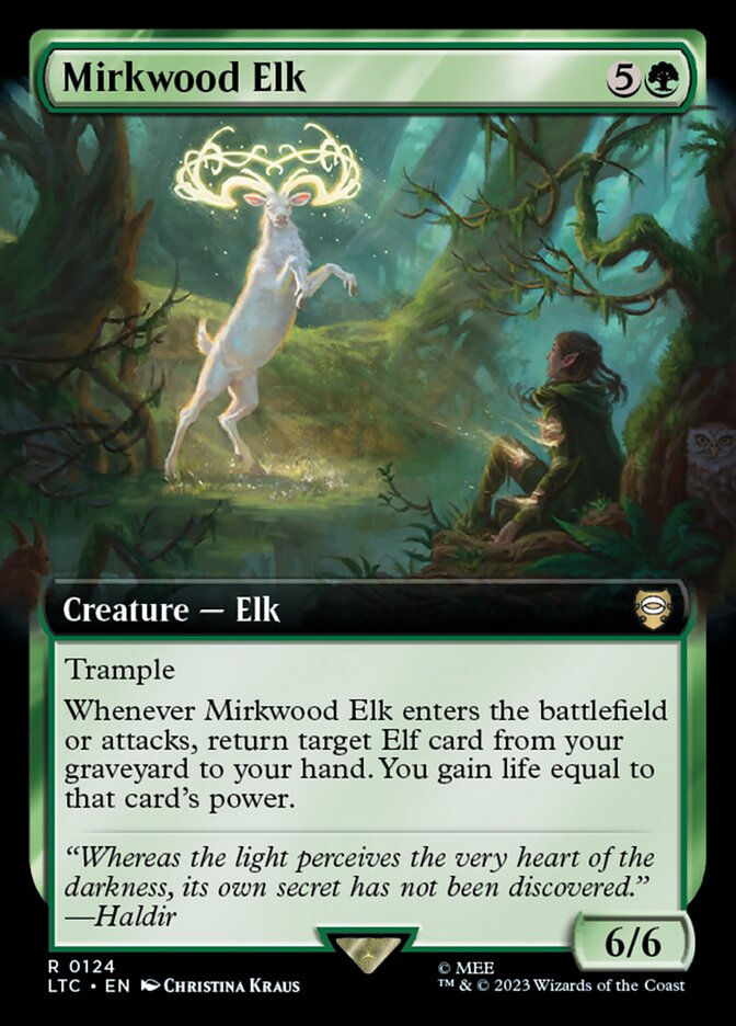 Mirkwood Elk (LTC) (124) / Extended Art