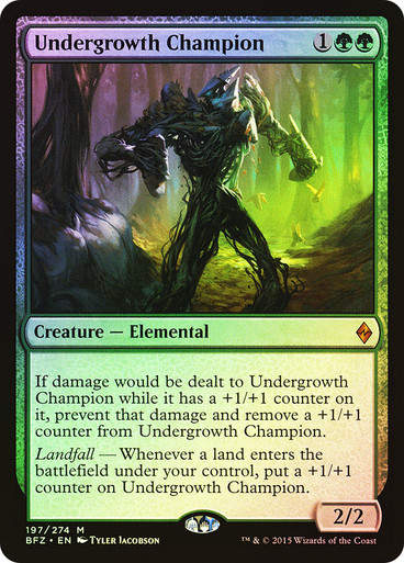 Undergrowth Champion (BFZ) (197) / Foil