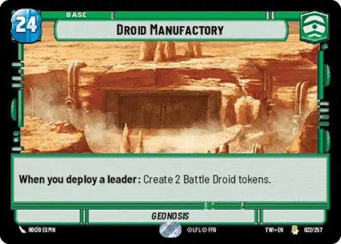 Droid Manufactory (TWI) (022/257)