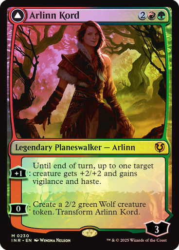 Arlinn Kord // Arlinn, Embraced by the Moon (INR) (230) / Foil — cara 1 de 2