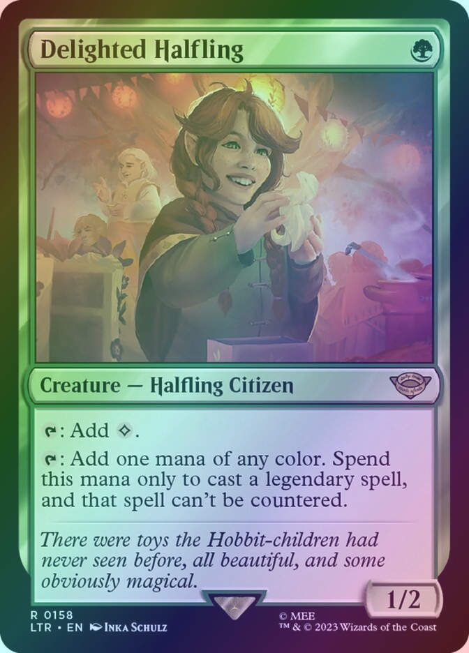 Delighted Halfling (LTR) (158) / Foil