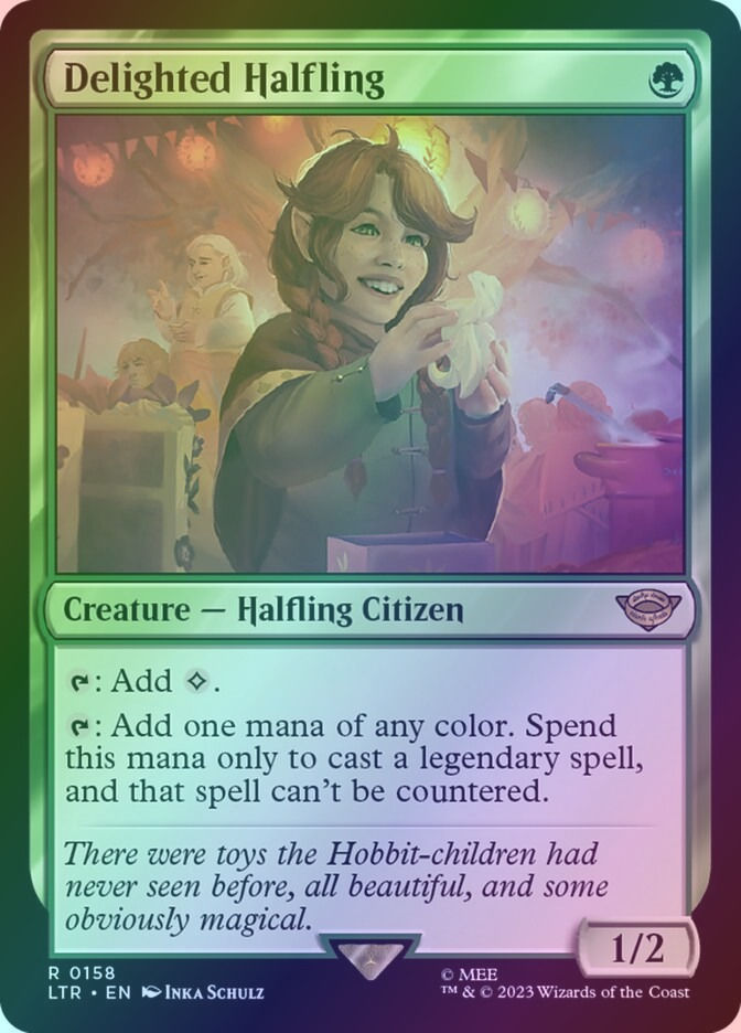 Delighted Halfling (LTR) (158) / Foil