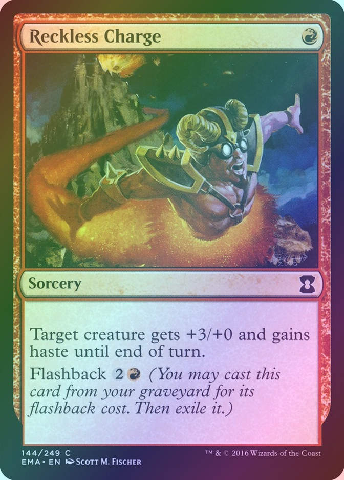Reckless Charge (EMA) (144) / Foil