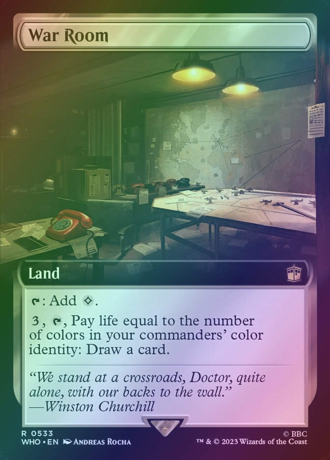 War Room (WHO) (533) / Extended Art / Foil