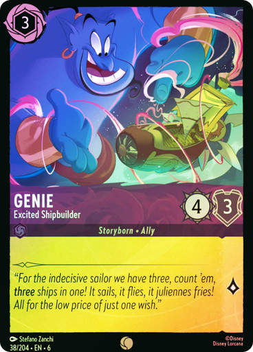 Genie - Excited Shipbuilder (LOR_AZU) / Foil