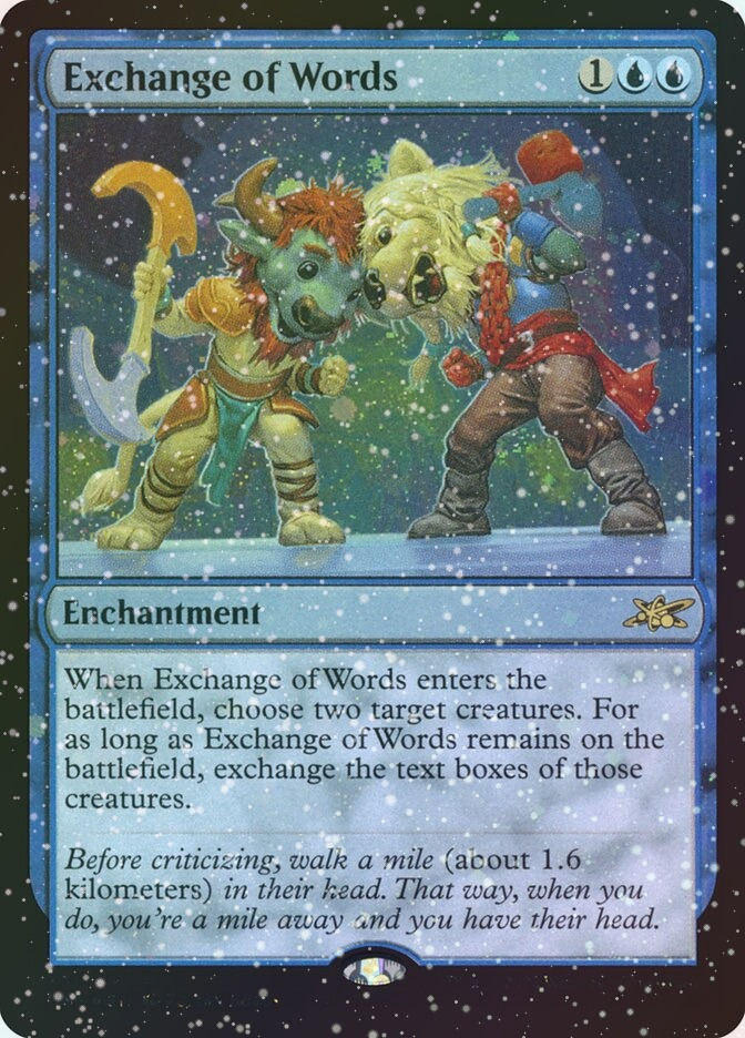 Exchange of Words (UNF) (331) / Galaxy Foil