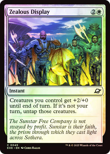 Zealous Display (EOE) (45) / Foil