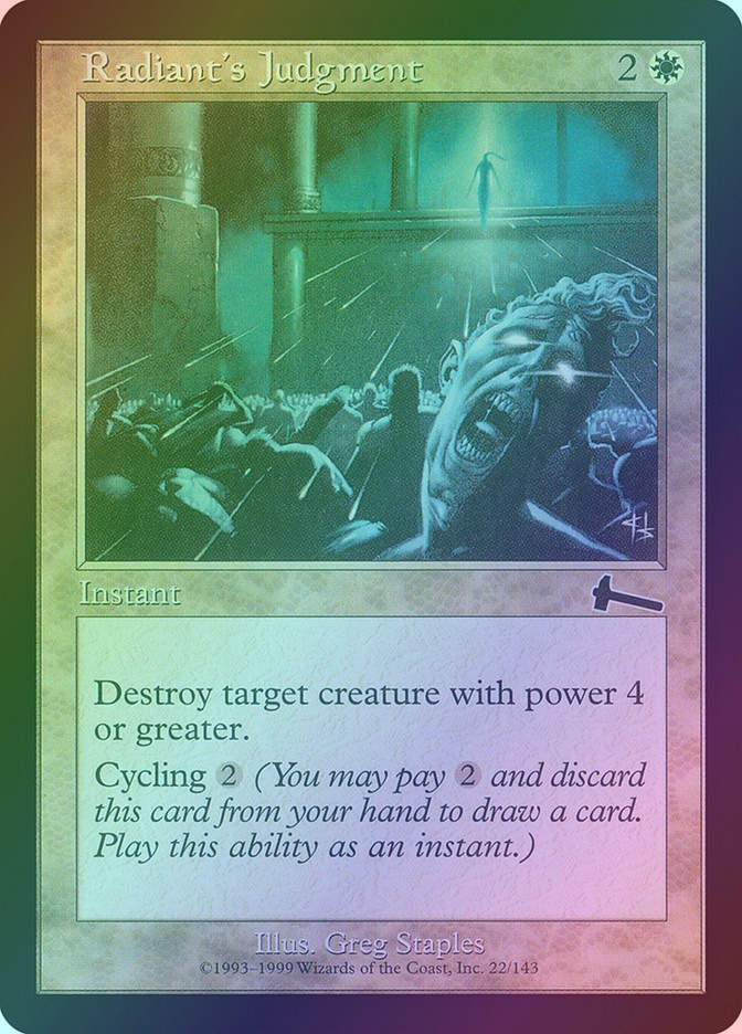 Radiant's Judgment (ULG) (22) / Foil