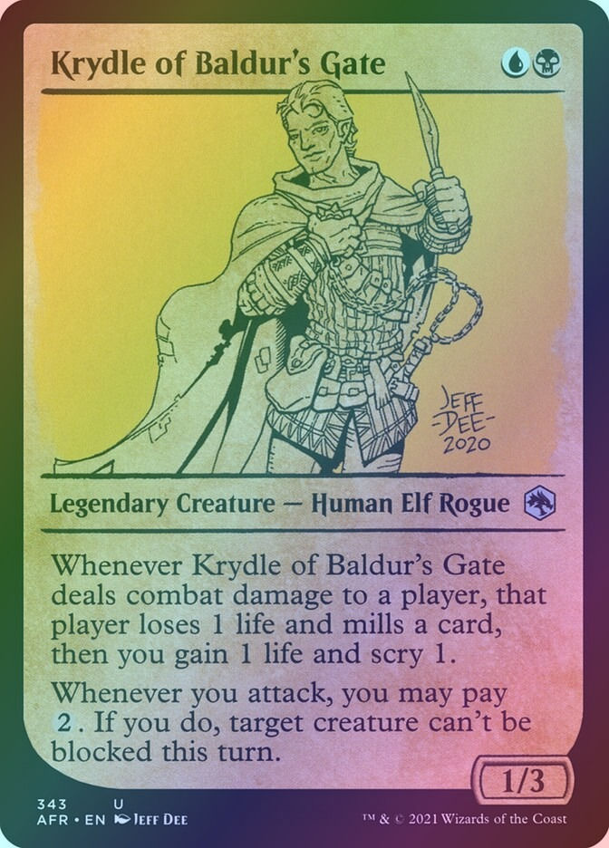 Krydle of Baldur's Gate (AFR) (343) / Showcase / Foil