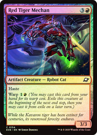 Red Tiger Mechan (EOE) (154) / Foil