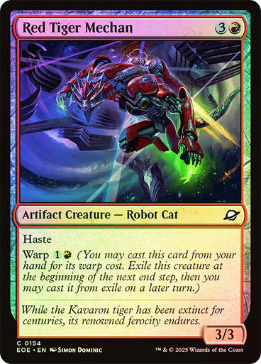 Red Tiger Mechan (EOE) (154) / Foil