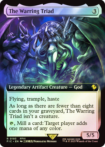 The Warring Triad (FIC) (193) / Extended Art / Foil