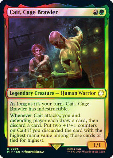 Cait, Cage Brawler (pip) (96) / Foil