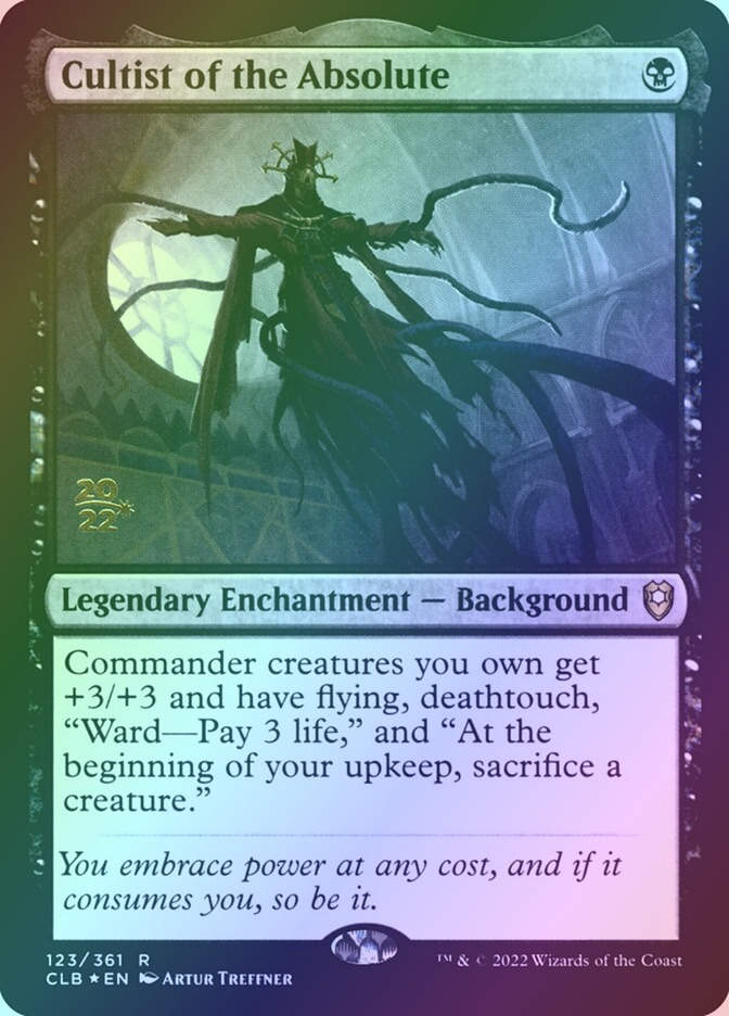 Cultist of the Absolute (PCLB) (123s) / Foil