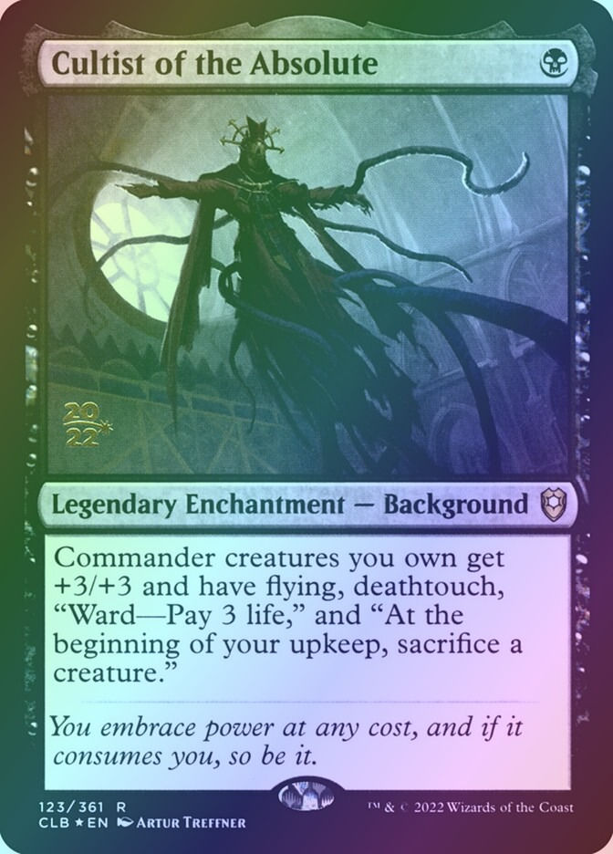 Cultist of the Absolute (PCLB) (123s) / Foil