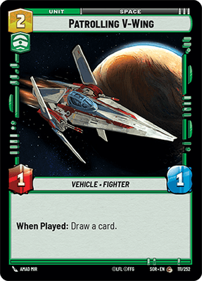 Patrolling V-Wing (SOR_#111/252)