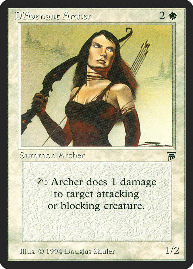 D'Avenant Archer (leg)