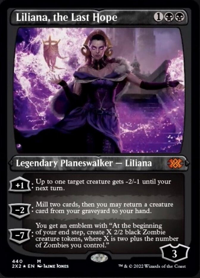 Liliana, the Last Hope (2X2) / Etched Foil