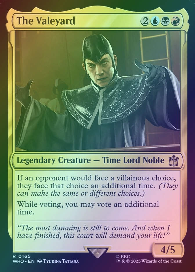 The Valeyard (WHO) (165) / Foil