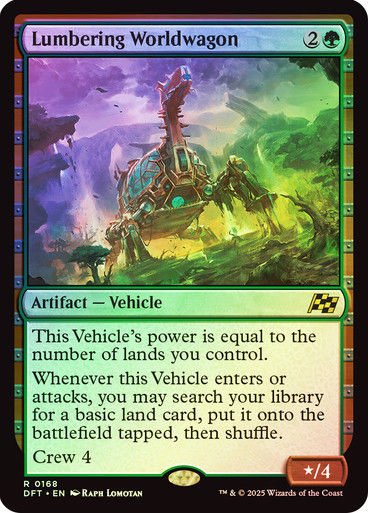 Lumbering Worldwagon (DFT) (168) / Foil