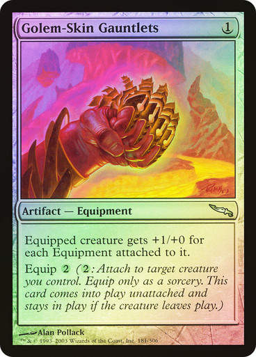 Golem-Skin Gauntlets (MRD) (181) / Foil