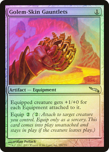 Golem-Skin Gauntlets (MRD) (181) / Foil